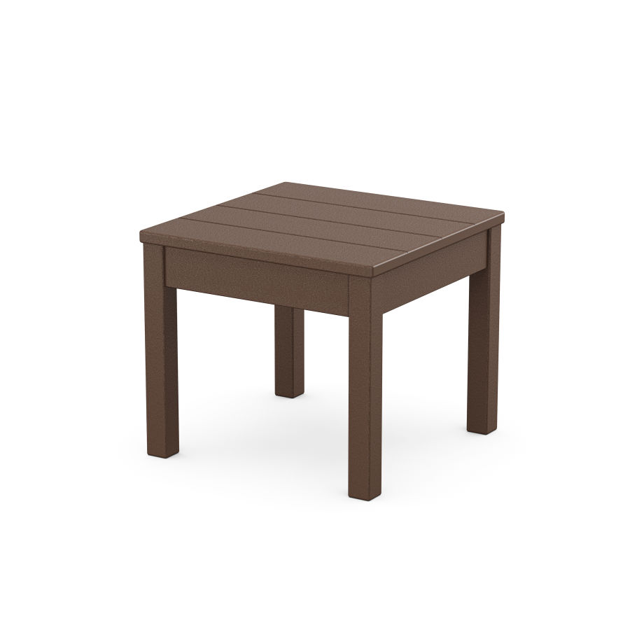 POLYWOOD 22" Square End Table in Mahogany