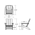 Thumbnail for Modern Grand Adirondack Chair