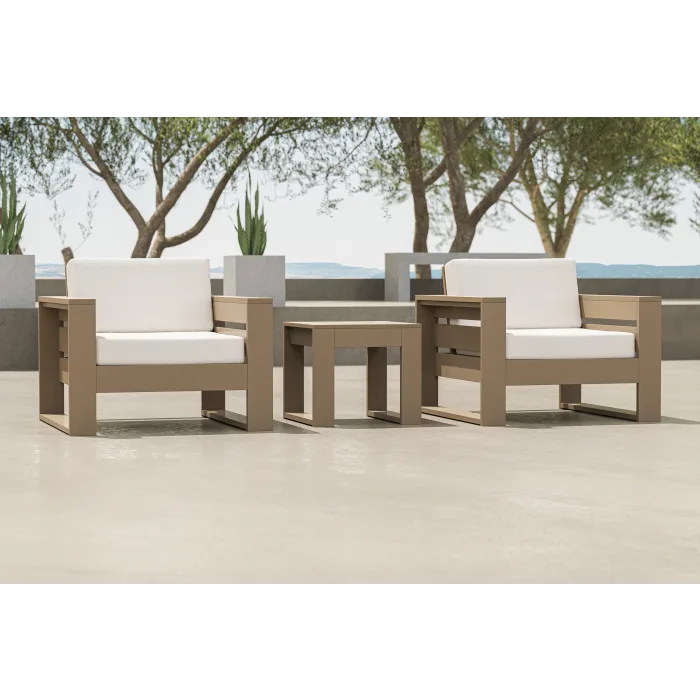 POLYWOOD Latitude 3-Piece Lounge Chair Set