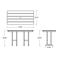 Thumbnail for Farmhouse 37" x 72" Dining Table