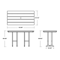 Thumbnail for Farmhouse 37" x 72" Dining Table