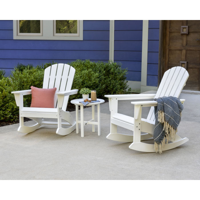 Polywood nautical best sale adirondack rocking chair