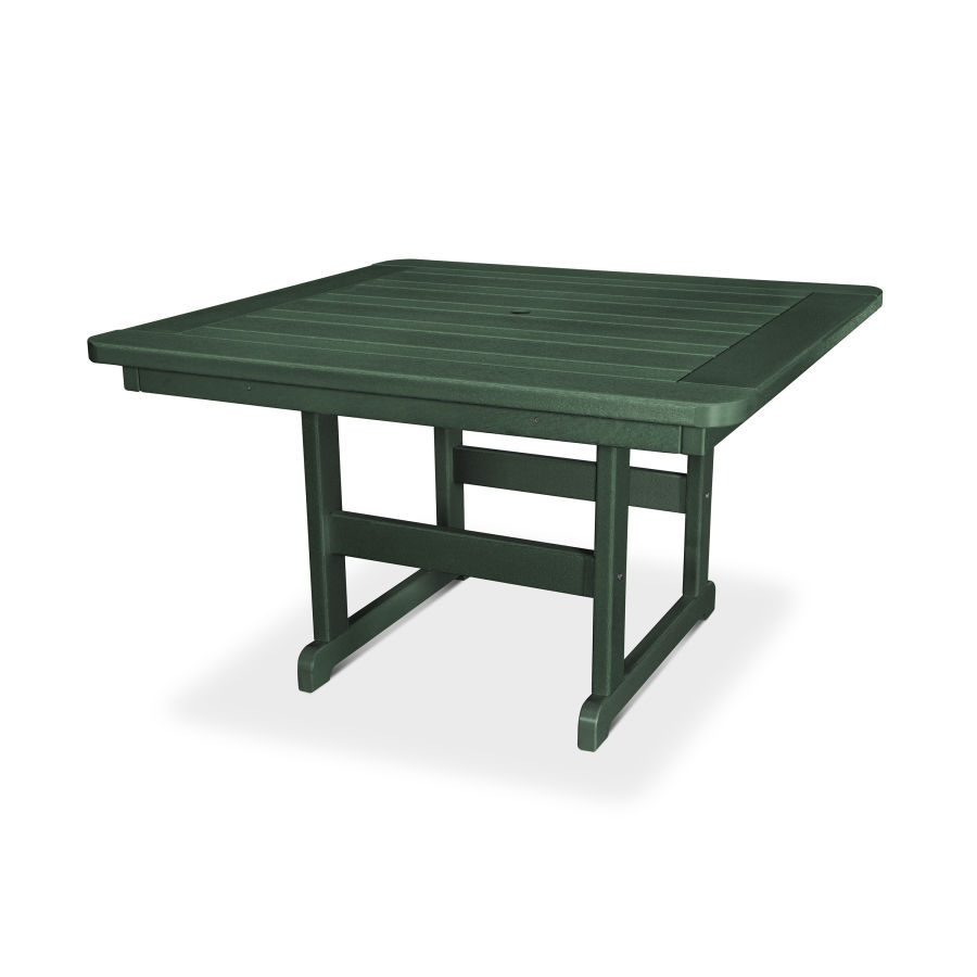 POLYWOOD Park 48" Square Table in Green
