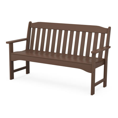 POLYWOOD Country Living 60" Garden Bench in Mahogany