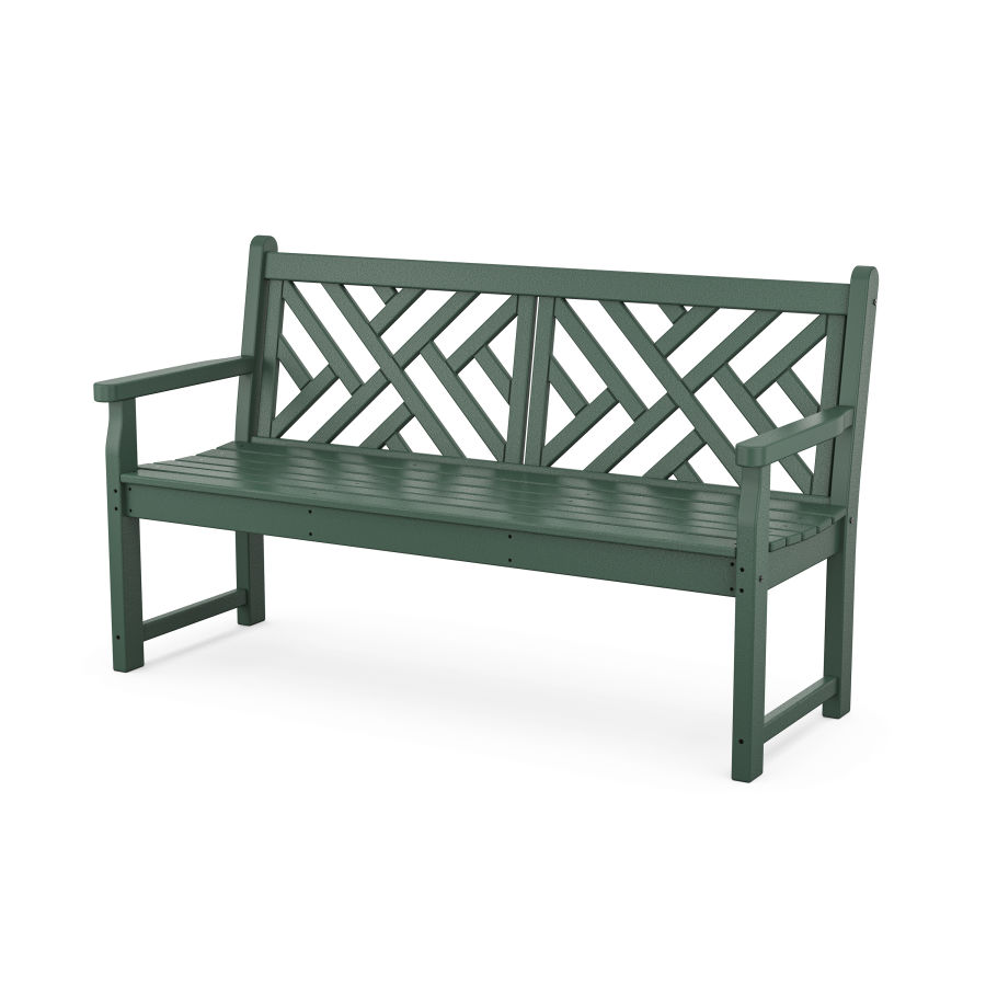 POLYWOOD Chippendale 60” Bench in Green