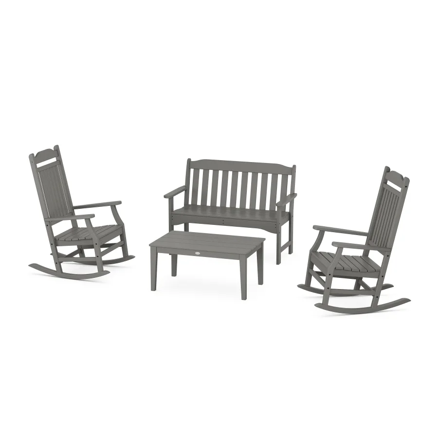 POLYWOOD Cottage Rocking Chair 4-Piece Porch Set