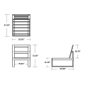 Thumbnail for Modular Armless Chair