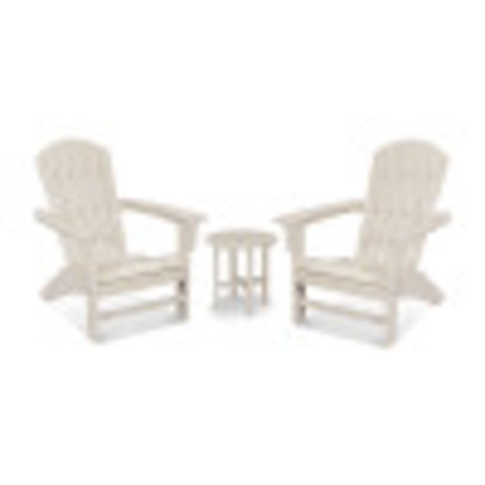 Yacht Club 3-Piece Adirondack Set