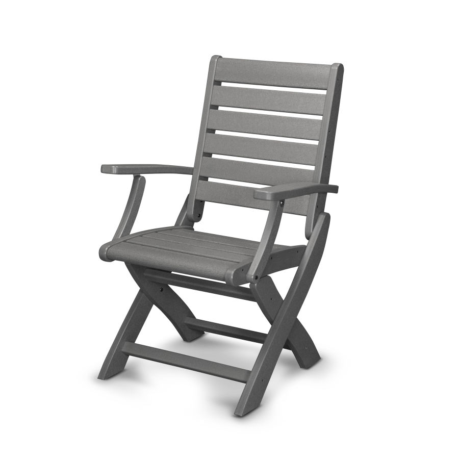 POLYWOOD Signature Folding Chair in Slate Grey