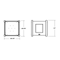 Thumbnail for Country Living Large Square Planter Box