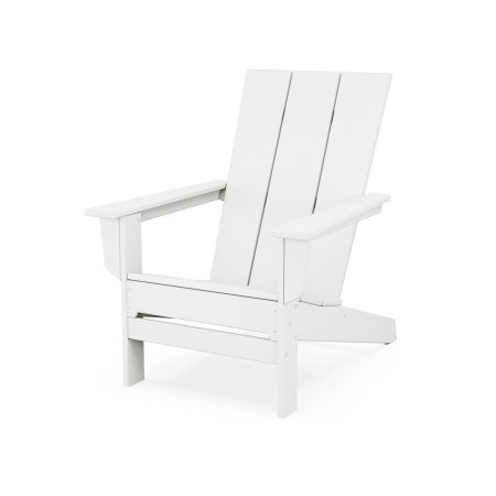 POLYWOOD Modern Studio Adirondack Chair in White