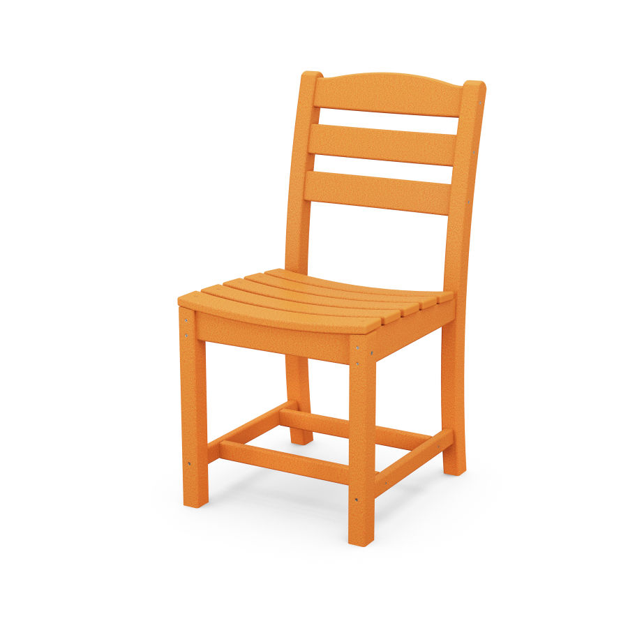 POLYWOOD La Casa Café Dining Side Chair in Tangerine