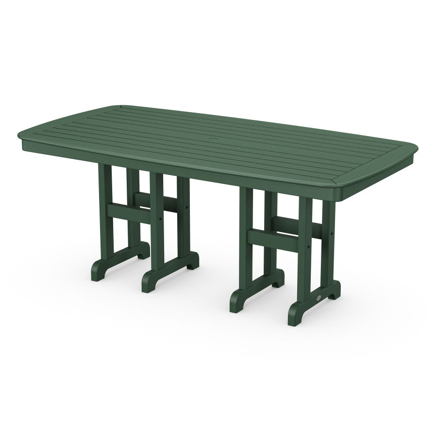 POLYWOOD Nautical 37" x 72" Dining Table in Green