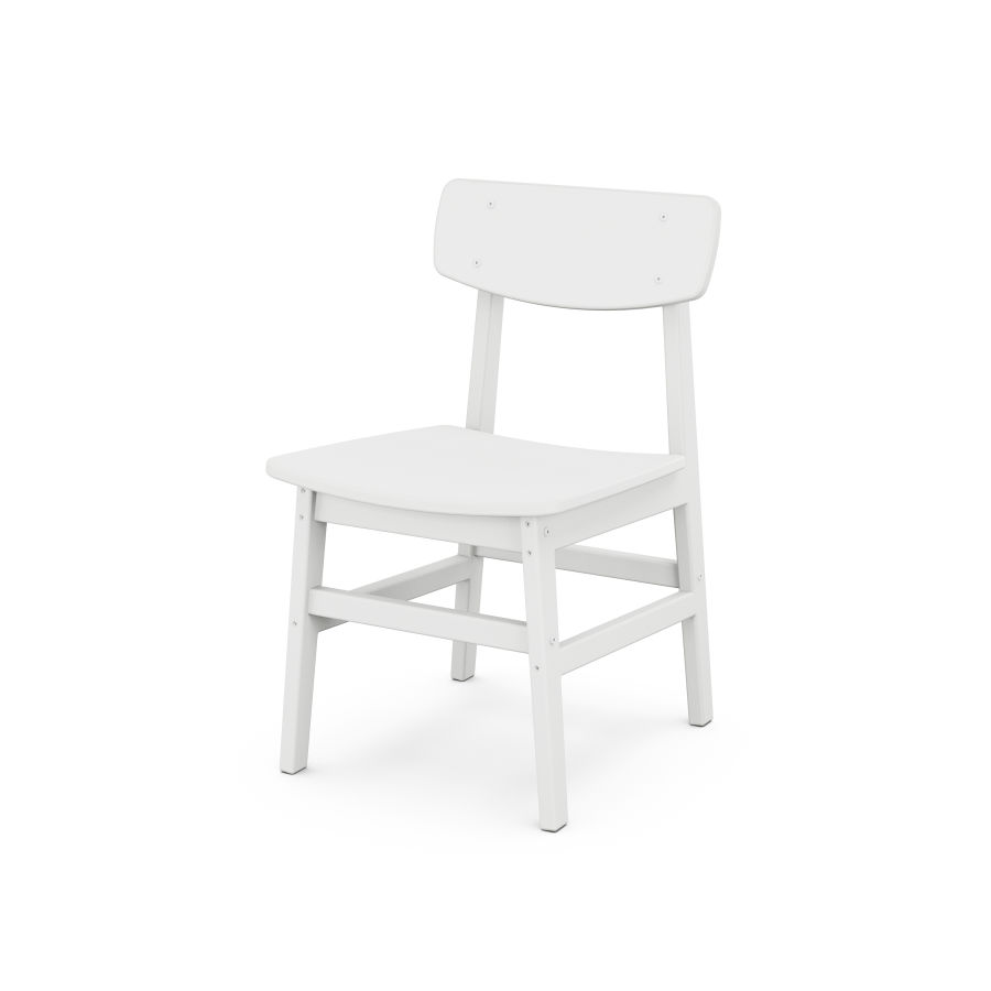 POLYWOOD Modern Studio Urban Chair (Single) in White