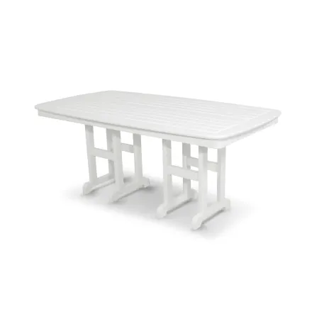 POLYWOOD Classics 37" x 72" Dining Table in White