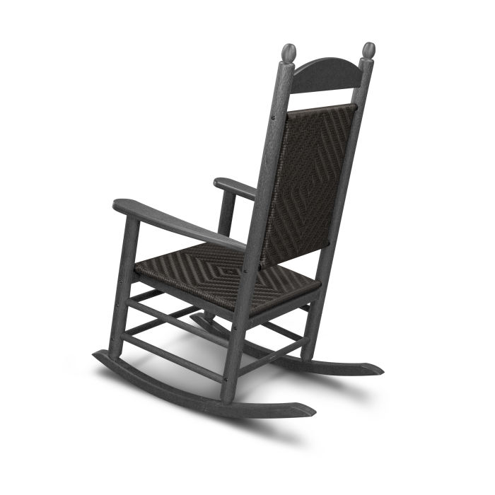 POLYWOOD Jefferson 3-Piece Woven Rocker Set