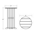 Thumbnail for Contempo 24" Round Bar Table