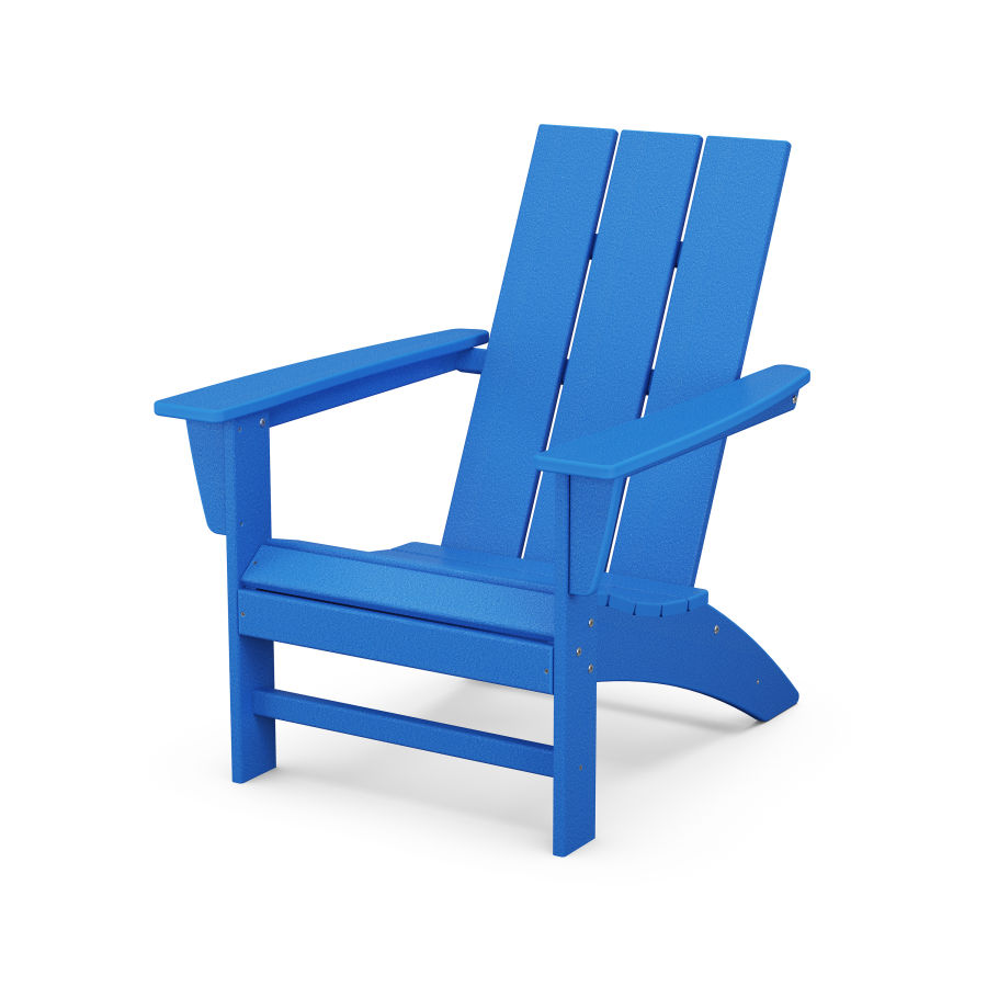 POLYWOOD Modern Adirondack Chair in Pacific Blue