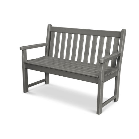 POLYWOOD Traditional Garden 48" Bench in Slate Grey