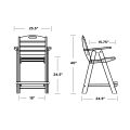 Thumbnail for Nautical Counter Chair