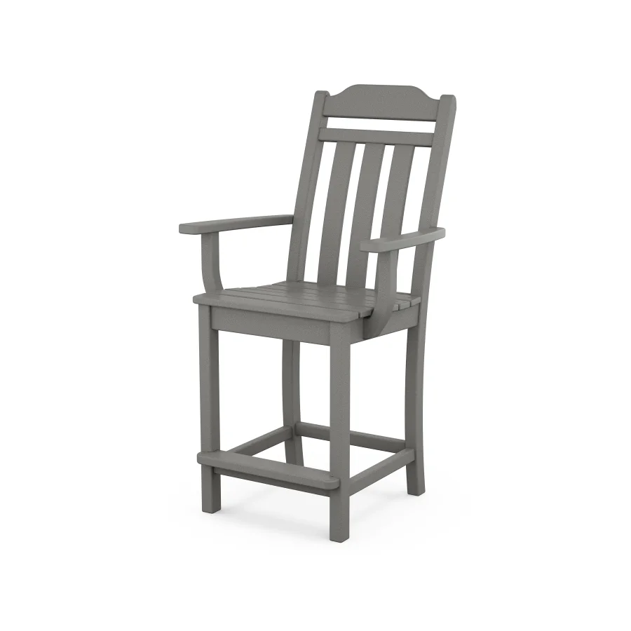 POLYWOOD Cottage Counter Arm Chair