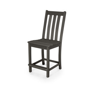 POLYWOOD Vineyard Counter Side Chair in Vintage Finish