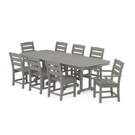 Lakeside 9-Piece Dining Set in Slate Grey