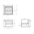 Thumbnail for Elevate Modular Corner Chair