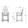 Thumbnail for Modern Adirondack Counter Chair