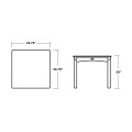 Thumbnail for Toddler 24" Dining Table