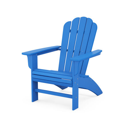 POLYWOOD Country Living Curveback Adirondack Chair in Pacific Blue