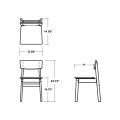 Thumbnail for Kids Modern Studio Dining Chair