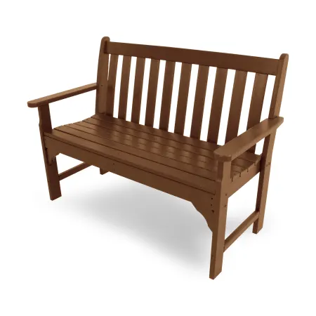 POLYWOOD Ivy 48" Garden Bench in Teak