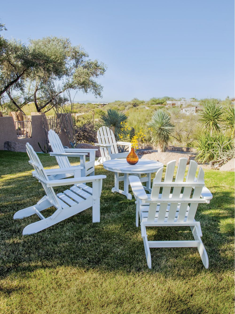 folding adirondack chair set