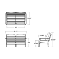 Thumbnail for Savannah Deep Seating Loveseat