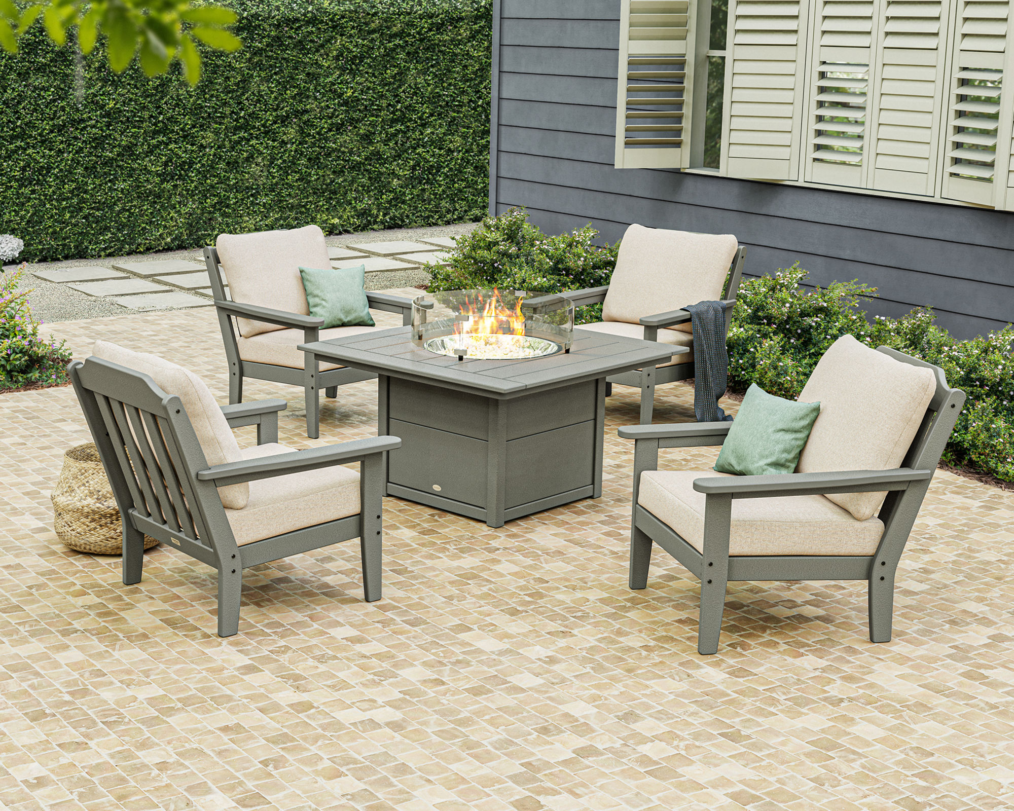 Polywood fire hotsell pit set