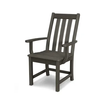 POLYWOOD Vineyard Dining Arm Chair in Vintage Finish