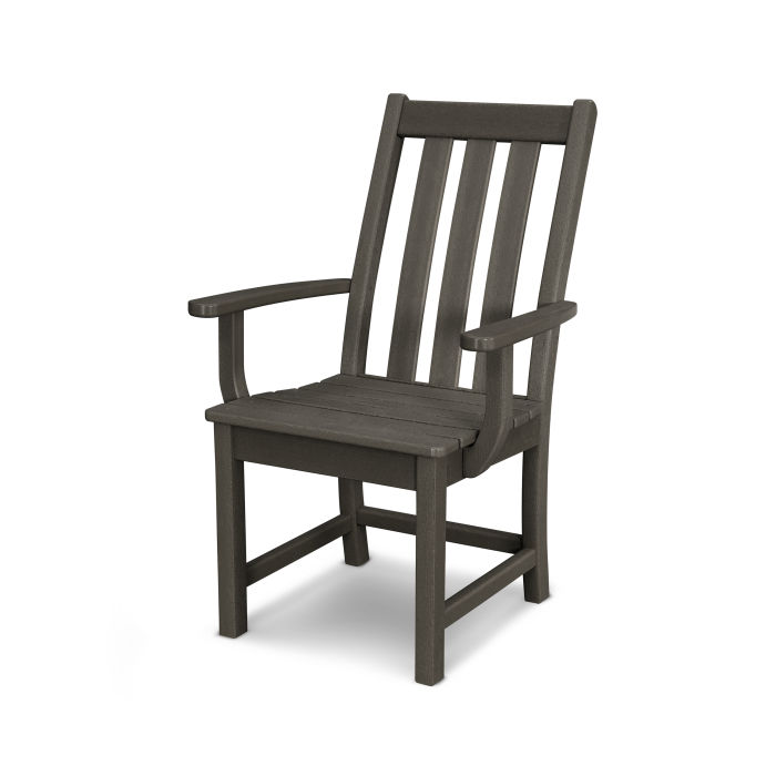 POLYWOOD Vineyard Dining Arm Chair in Vintage Finish