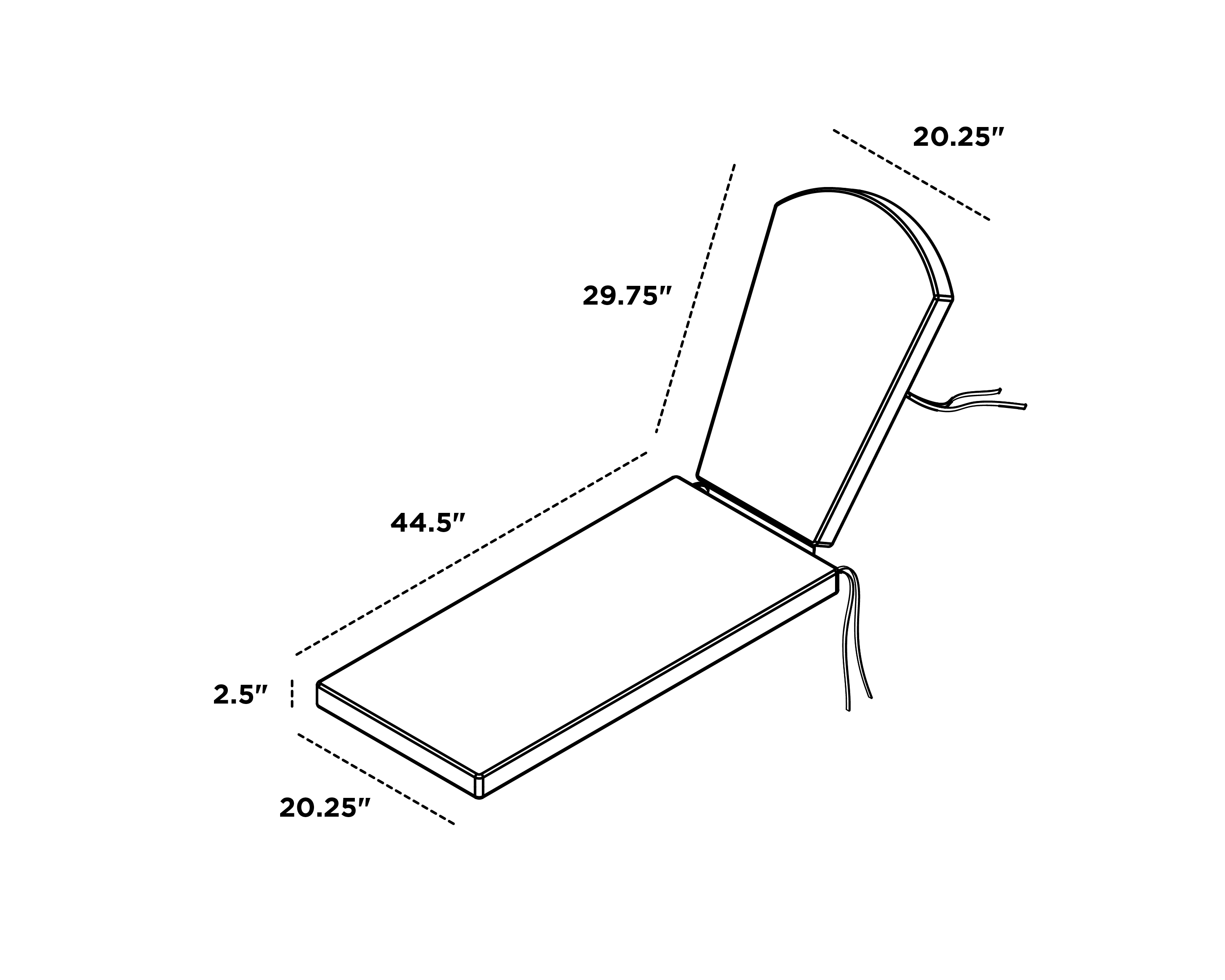 Dimensions for Chaise Cushion