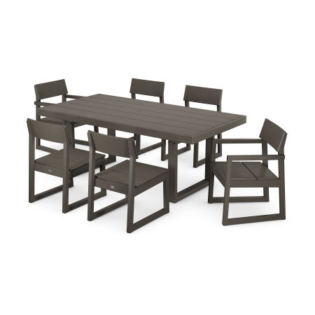 EDGE 7-Piece Dining Set in Vintage Finish
