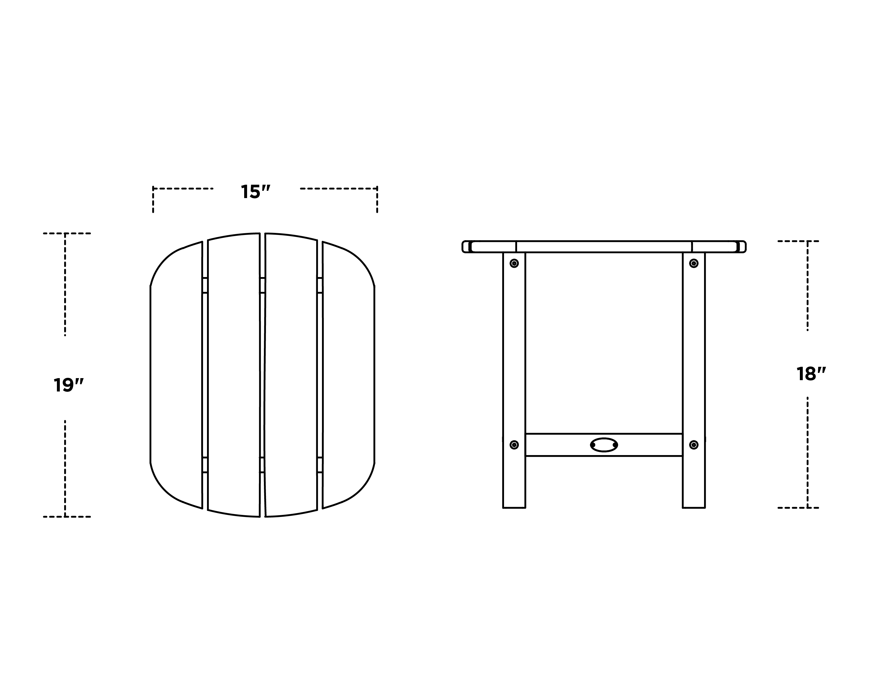 Thumbnail for South Beach 18" Side Table