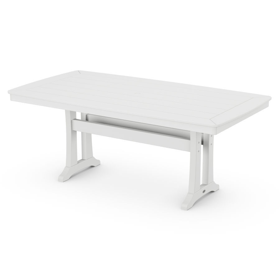 POLYWOOD 38" x 73" Dining Table in White
