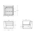 Thumbnail for Elevate Modular Corner Chair