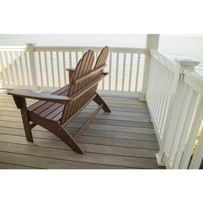 Polywood vineyard adirondack bench sale