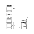 Thumbnail for Savannah Counter Side Chair