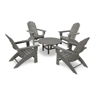 POLYWOOD Vineyard 5-Piece Oversized Adirondack Set