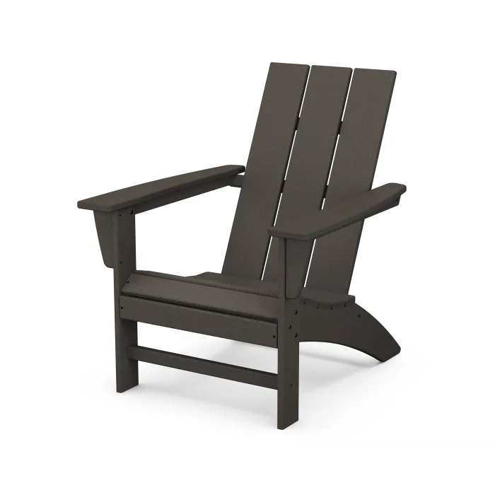 POLYWOOD Modern Adirondack Chair in Vintage Finish