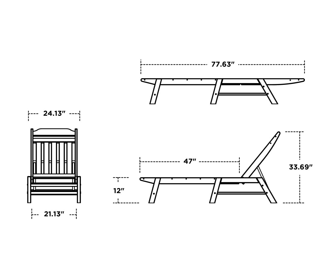 Dimensions for Cottage Chaise