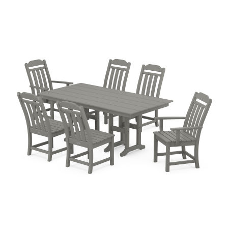 POLYWOOD Country Living 7-Piece Farmhouse Dining Set