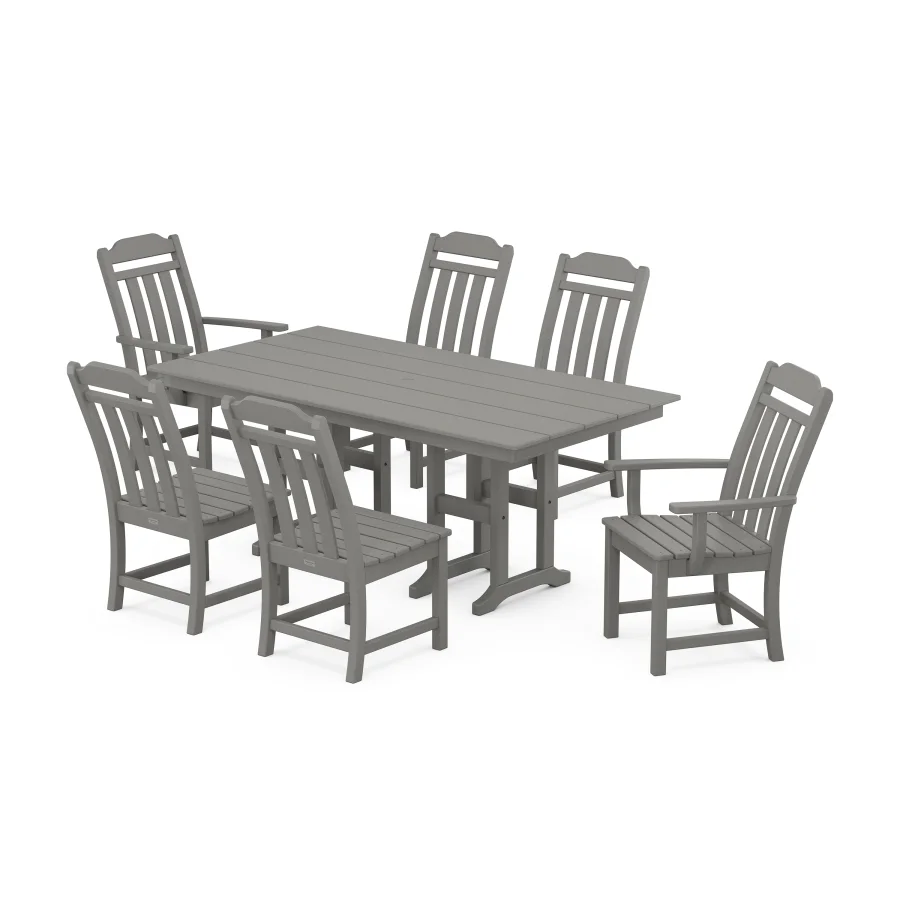 POLYWOOD Cottage 7-Piece Farmhouse Dining Set